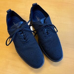 Cole Haan Oxfords Mens SZ 10.5 black Zerogrand Stitchlite Lace Up Comfort Shoes